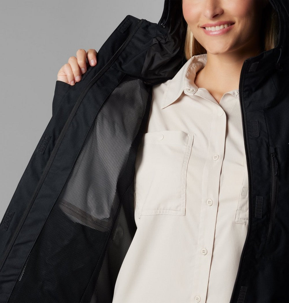 Women's Waterproof Rain Jacket - Coral