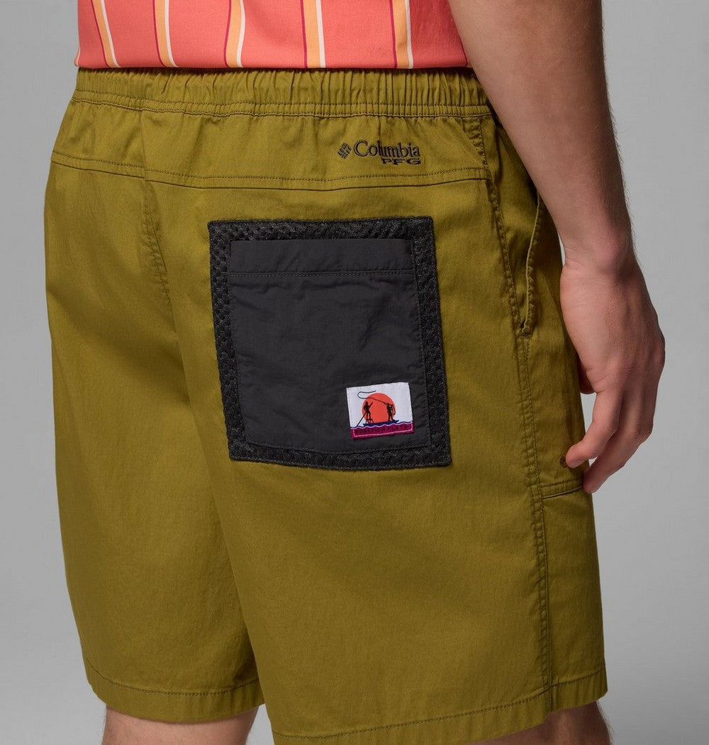 Men's 7-Inch Stretch Fishing Shorts - Green