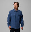 Men's Fleece-Lined Shirt Jacket - Green