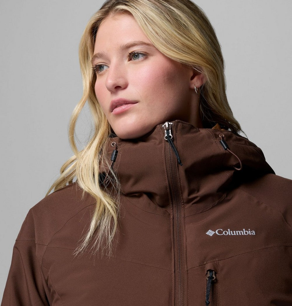 Women's 3-In-1 Waterproof Jacket - Brown