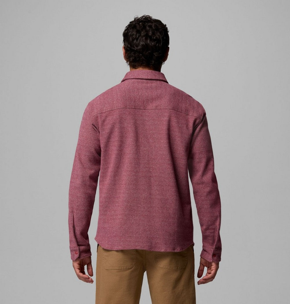 Men's Long-Sleeve Knit Snap Shirt - Black