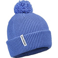 Waffle Knit Pom Beanie - Black