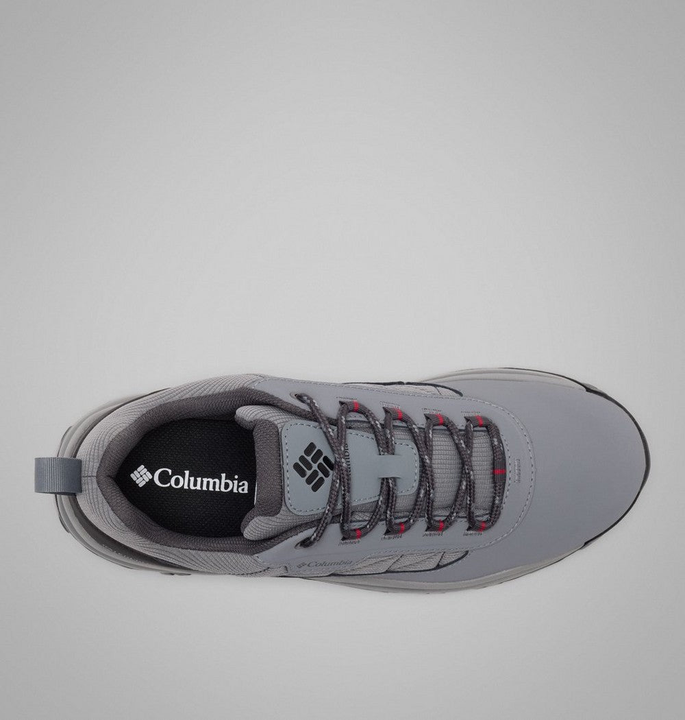 Men's Waterproof Low Hiking Shoe - Gray Red