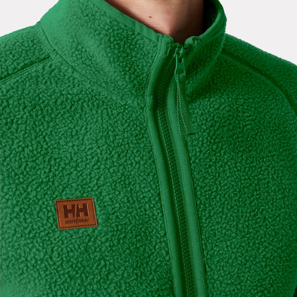 Recycled Pile Fleece Jacket - Dark Orange