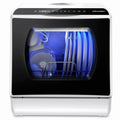 AIRMSEN Portable Countertop Dishwasher, 5-Liter Built-In Water Tank, 5 Washing Programs - AE-TDQR03