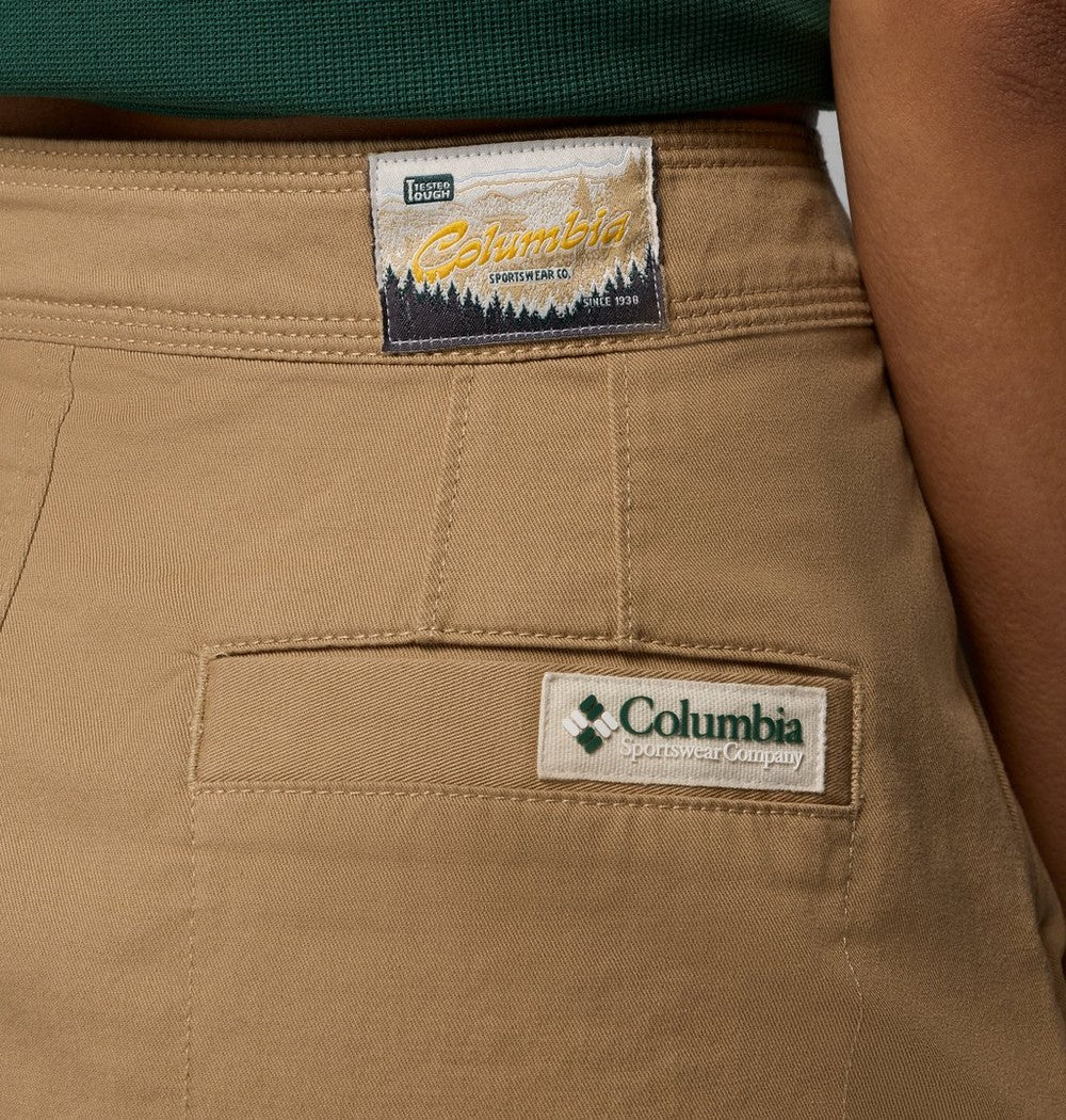 Women's High-Rise Stretch Twill Shorts - Beige