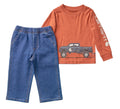 Baby Boys' Truck Tee & Denim Pant Set - Blue