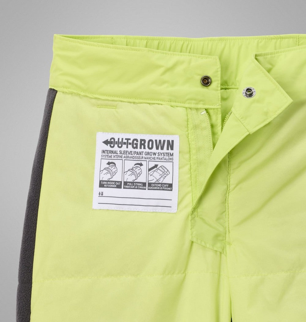 Boys' Insulated Waterproof Snow Pants - Lime
