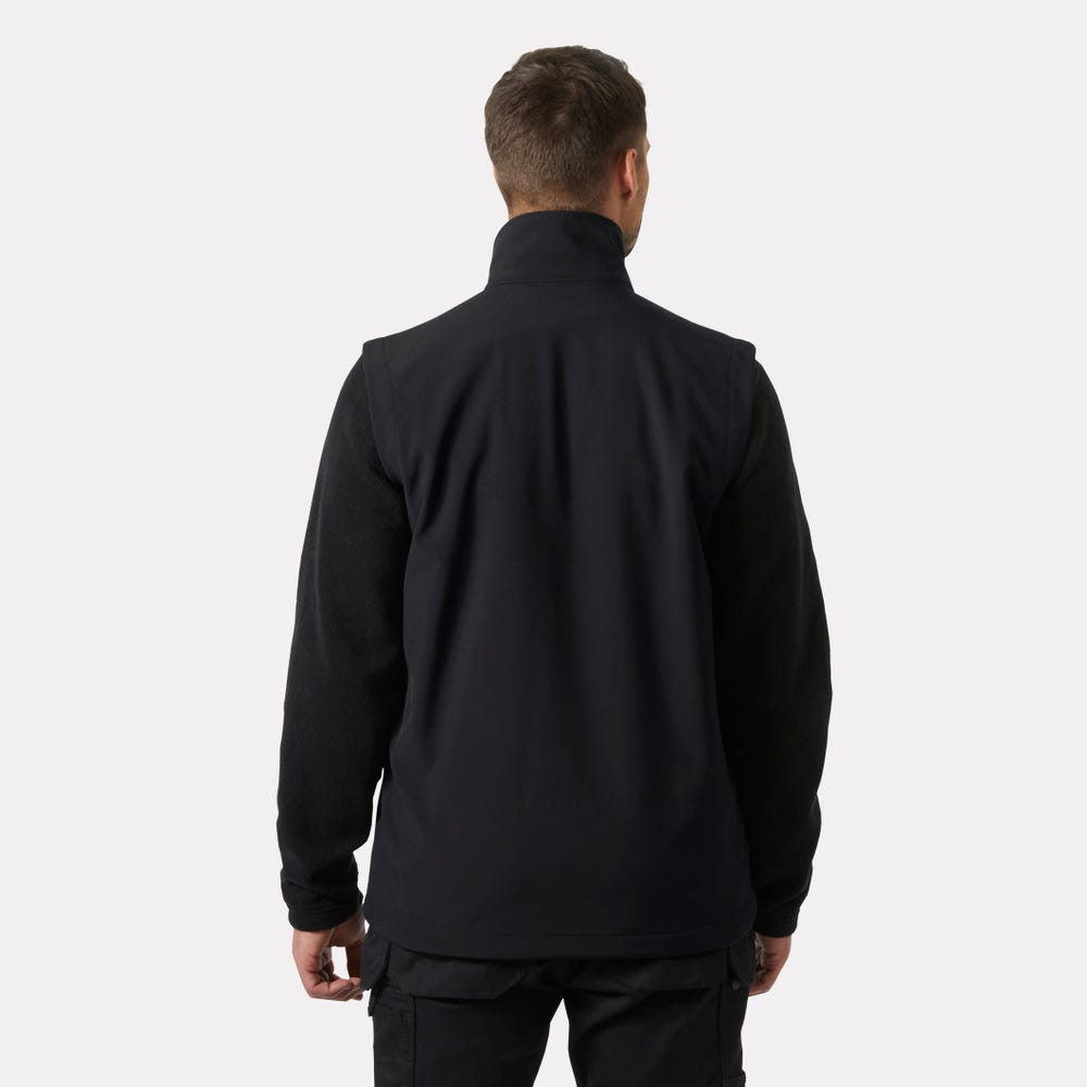 Men's Water-Resistant Softshell Work Vest