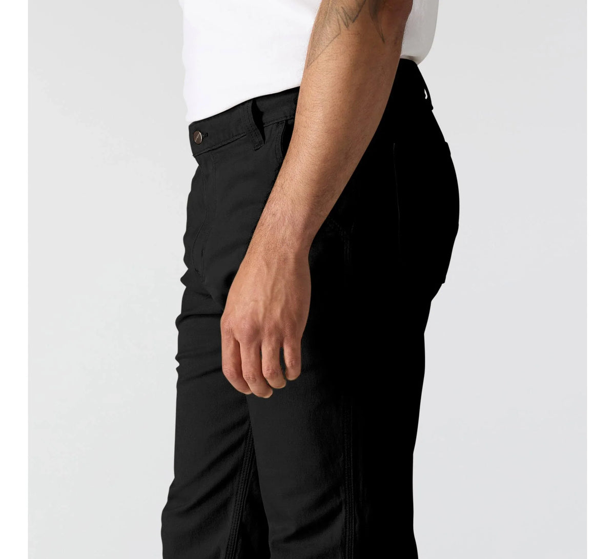 Men's Stretch Canvas Work Pants - Black