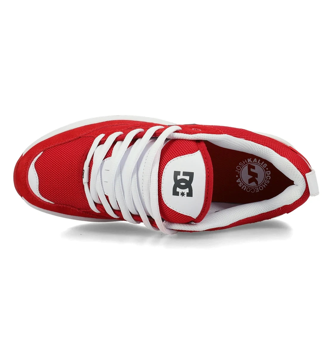 Men's Padded Skate Sneakers - Red White Black