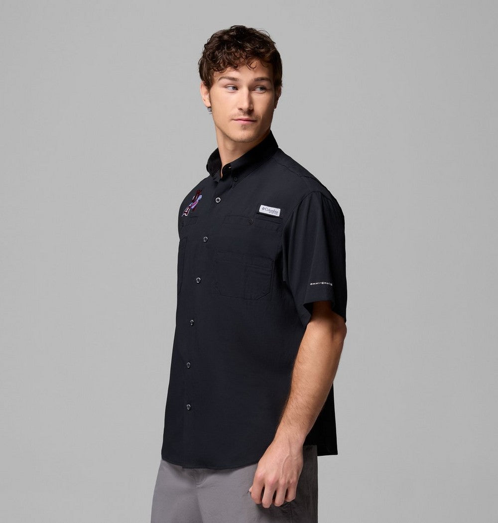 Men's Short Sleeve Fishing Shirt - Black