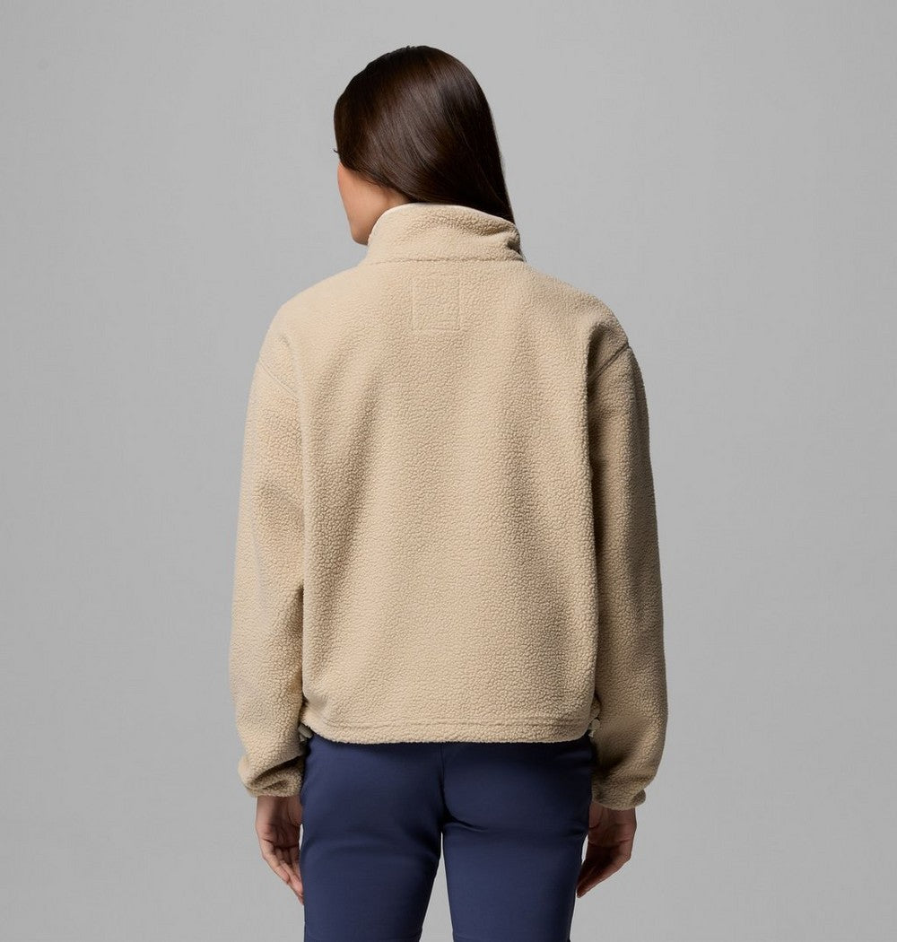 Women's Cropped Half-Snap Fleece Pullover