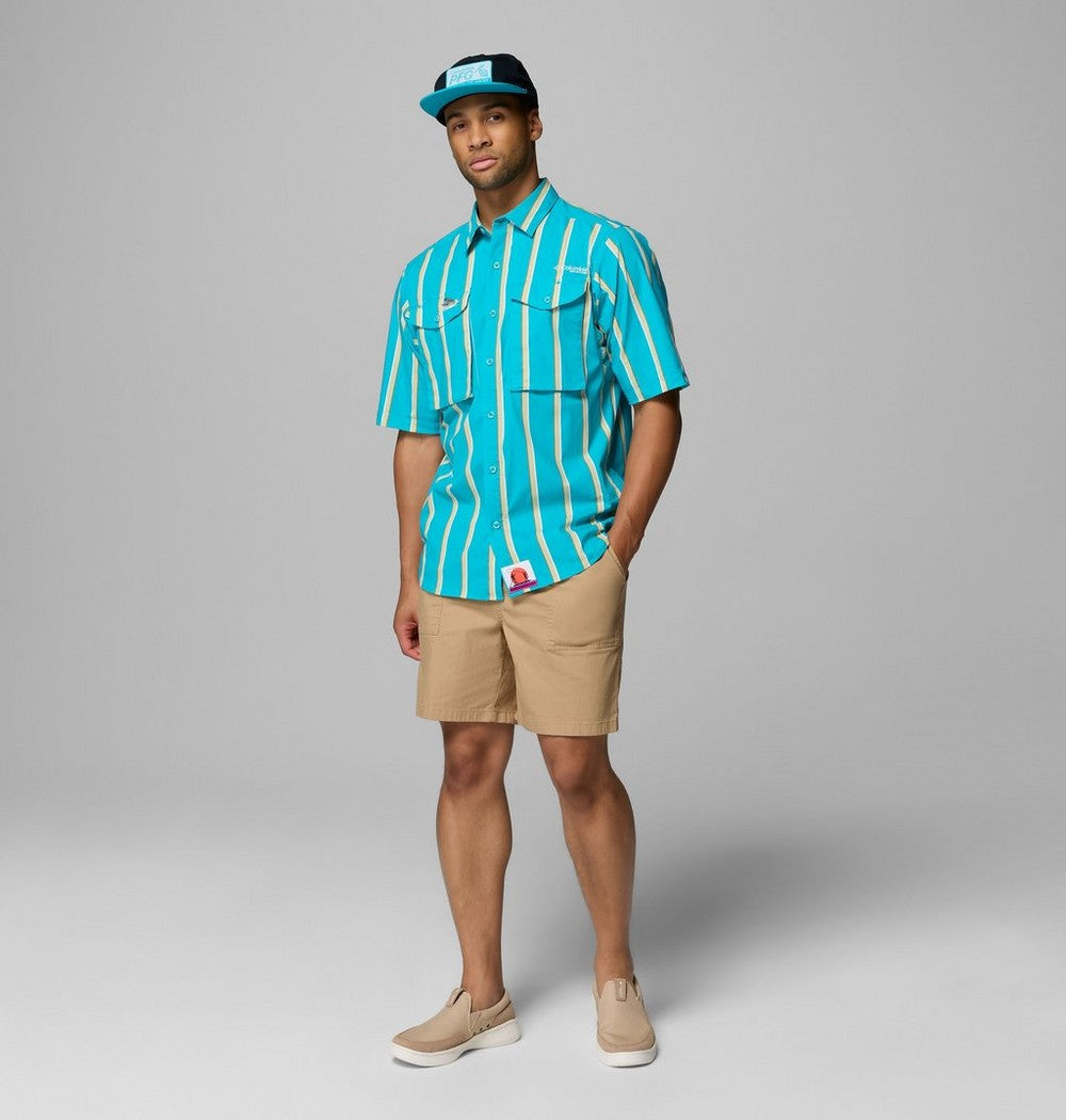 Men's Printed Short Sleeve Fishing Shirt