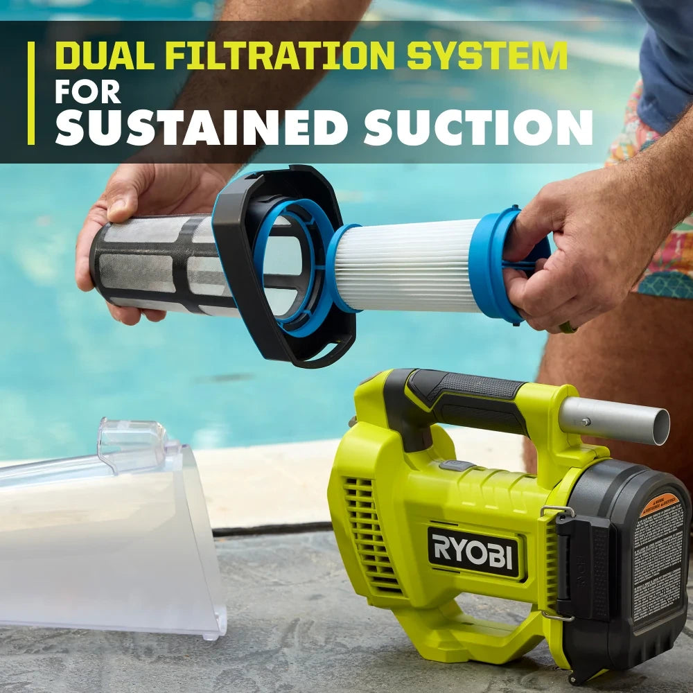 18V Cordless Handheld Pool Vacuum