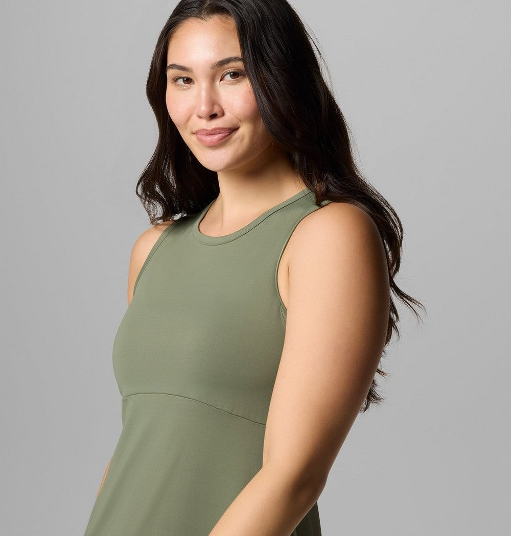 Women's UPF 50 Tank Dress - Gray Print