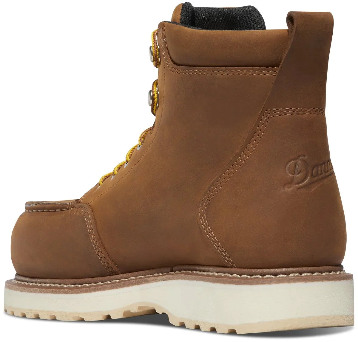 Women's Waterproof Aluminum Toe Work Boot - Brown