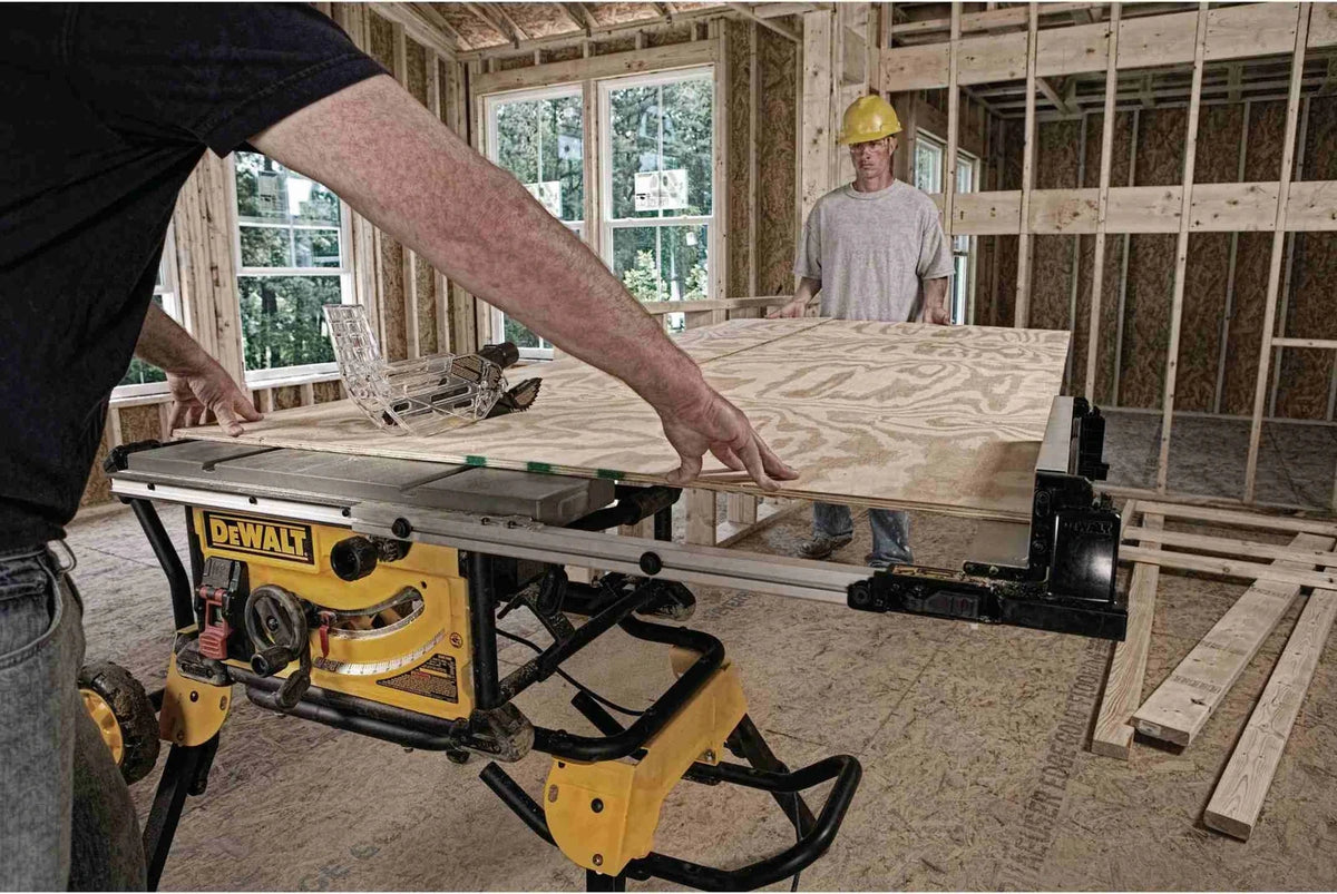 10-Inch Jobsite Table Saw With Rolling Stand