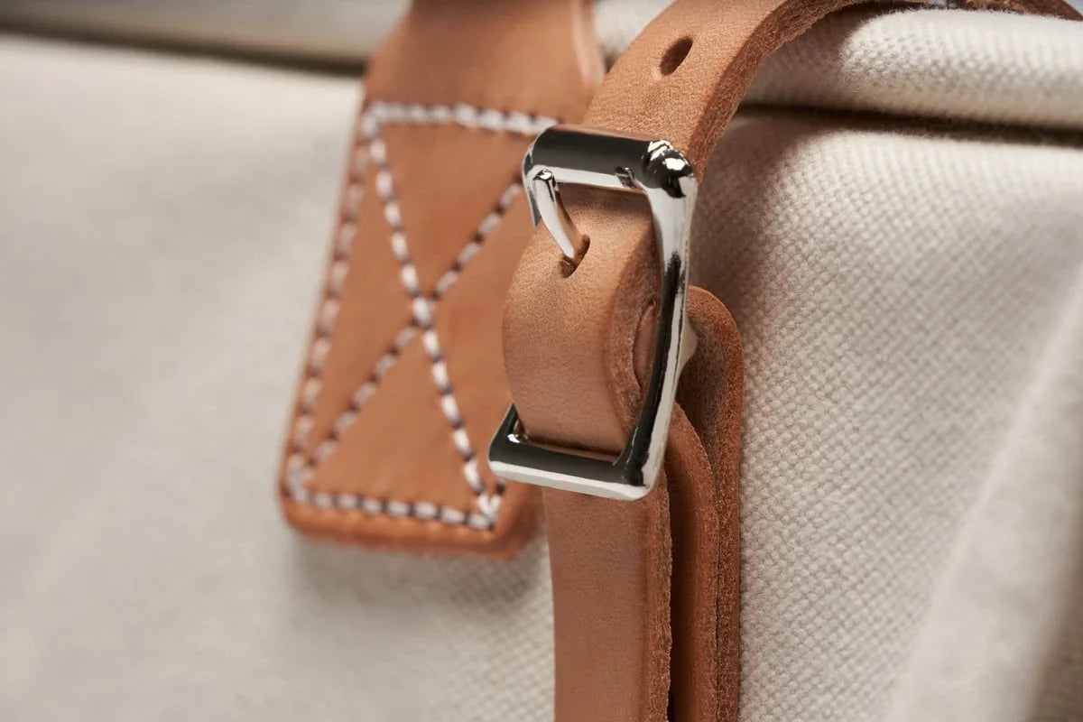 Canvas & Leather Tool Bag - Natural