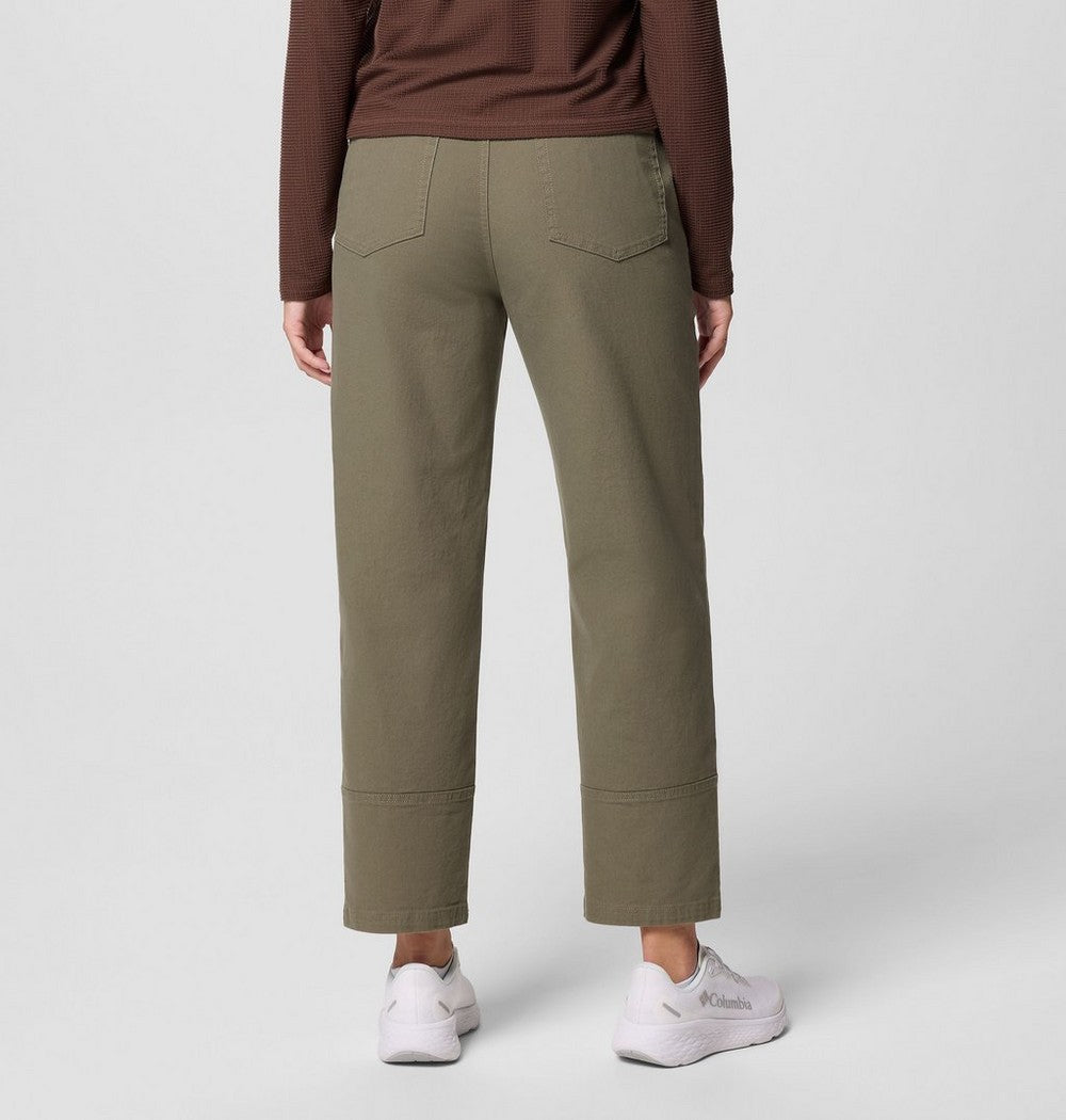 Women's High-Rise Straight Leg Pants - Red