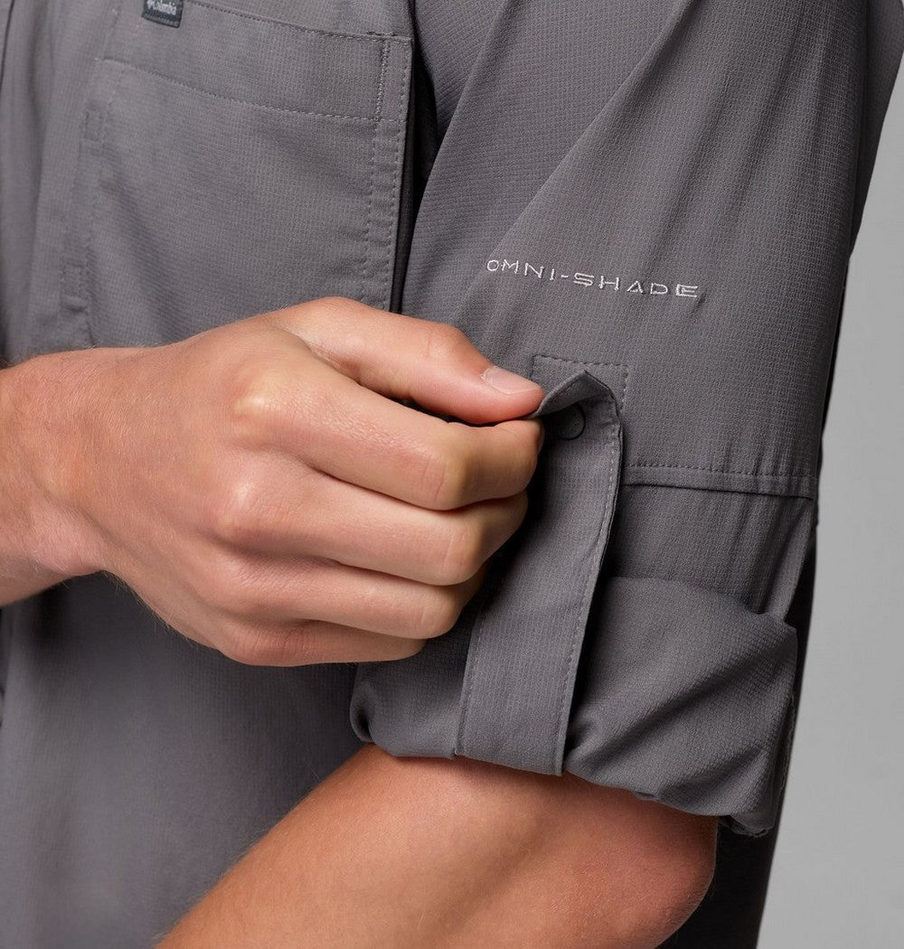 Men's UPF 100 Utility Long Sleeve Shirt - Gray