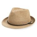  same style!】Can be rolls up for packing- Goorin Bros Morning Glory Raffia Straw Trilby Fedora