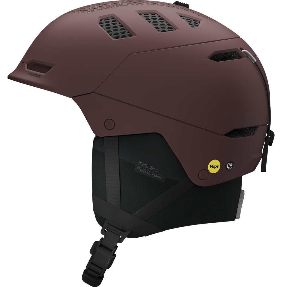 Unisex Ventilated Snow Sports Helmet - Purple