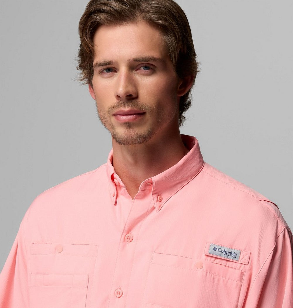 Men's Short-Sleeve Fishing Shirt - Blue