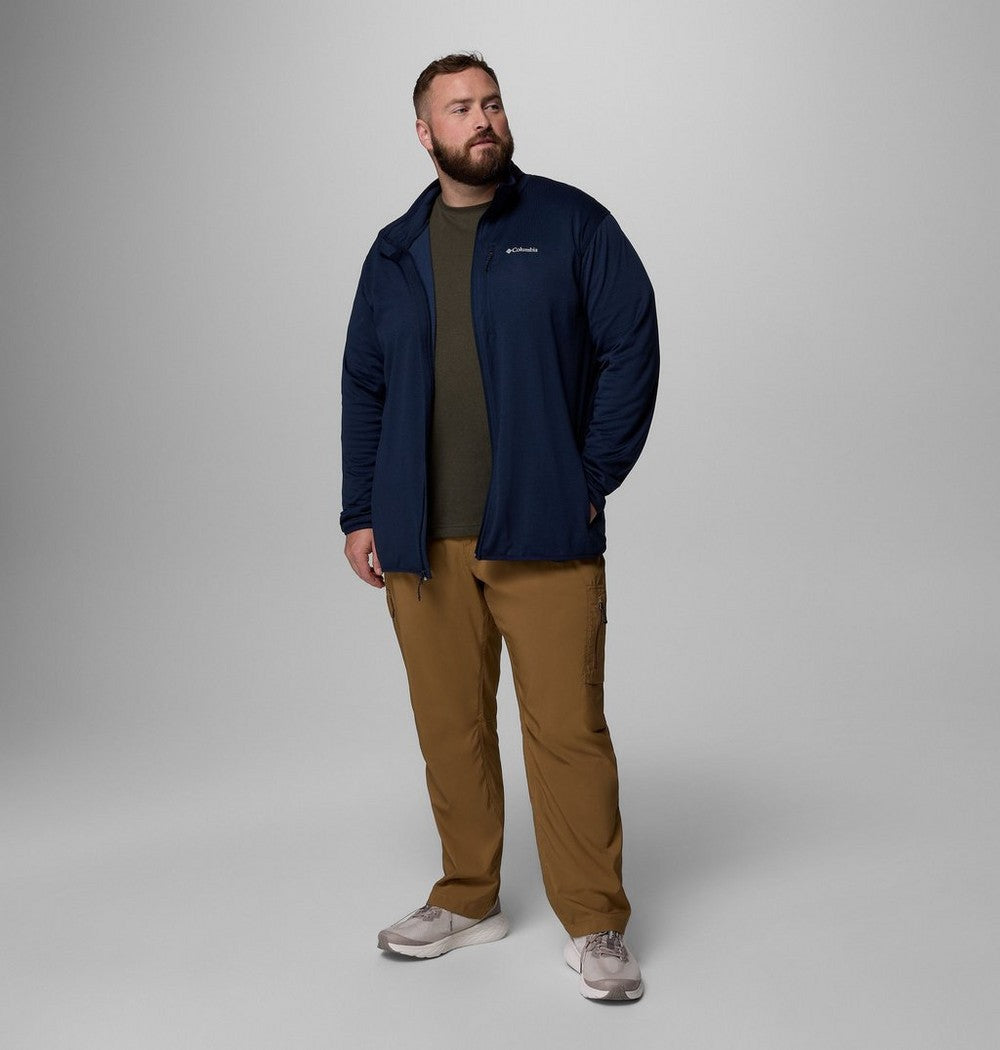 Men's Big Grid Fleece Full-Zip Jacket - Green