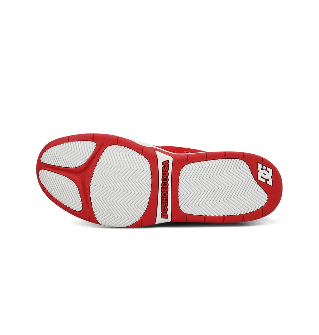 Men's Padded Skate Sneakers - Red White Black