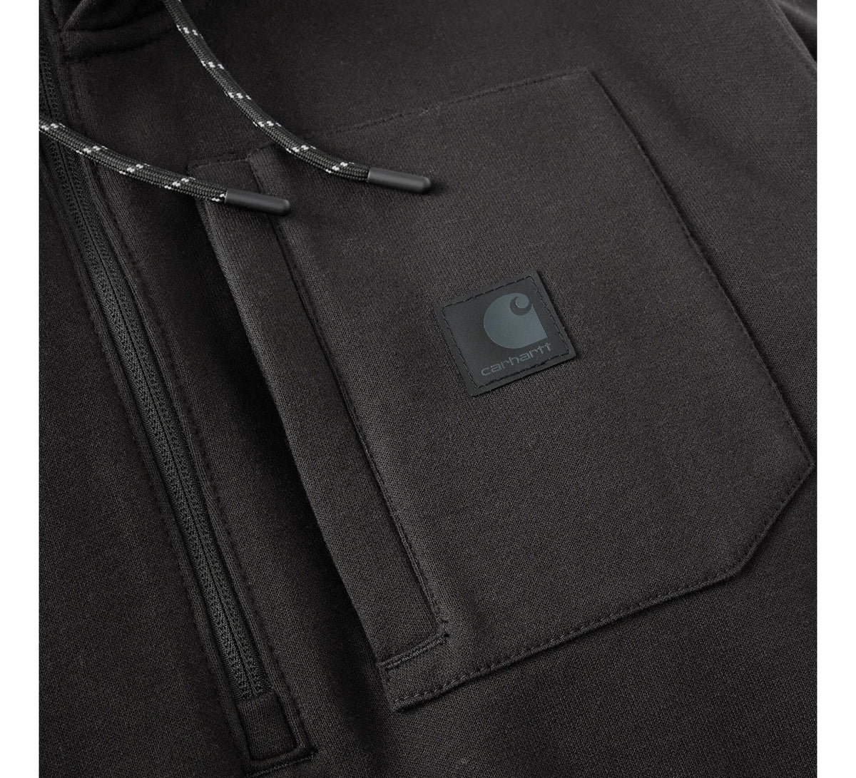 Men's Water-Repellent Reinforced Hoodie - Black