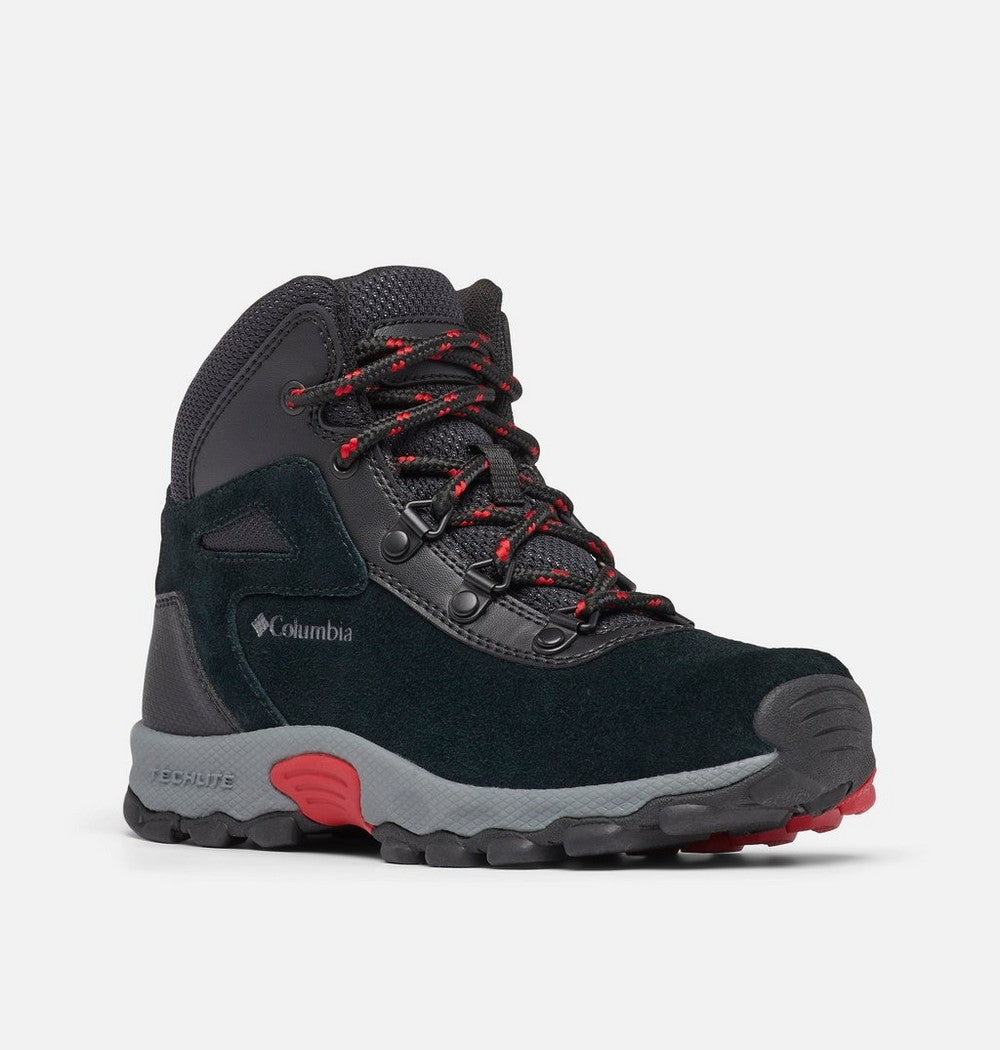 Big Kids' Suede Trail Hiking Boot - Black Red