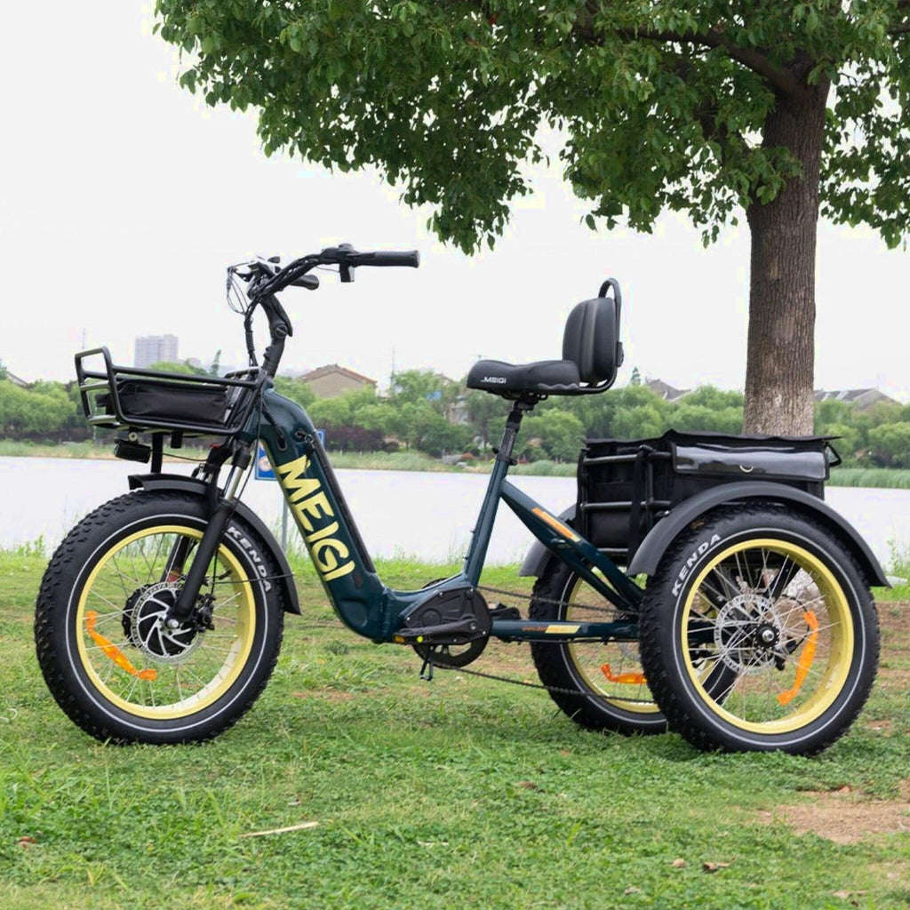DWMEIGI Silverado 20 Foldable Fat Tire Electric Trike 48V/14AH 750W, 330LBS - MG2301