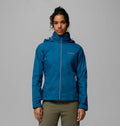 Women's Packable Water-Repellent Jacket - Blue