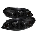 Spyder Projector Headlights With LED Halo, Smoke - Chevy Impala 06-13 / Monte Carlo 06-07