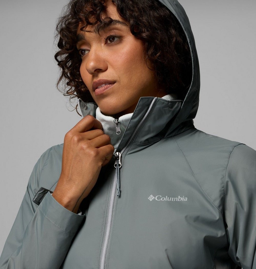 Women's Packable Water-Repellent Jacket - Blue