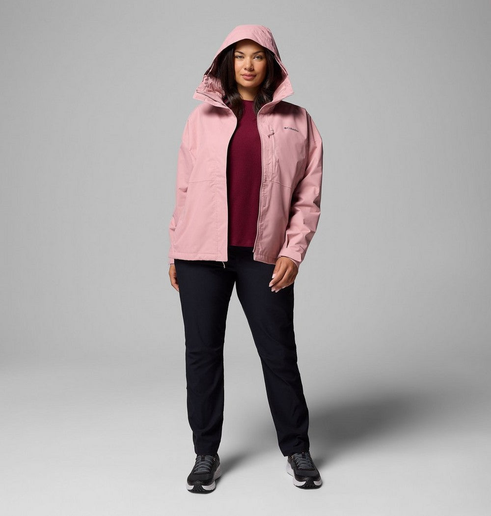 Women's Plus Size Waterproof Rain Jacket - Navy