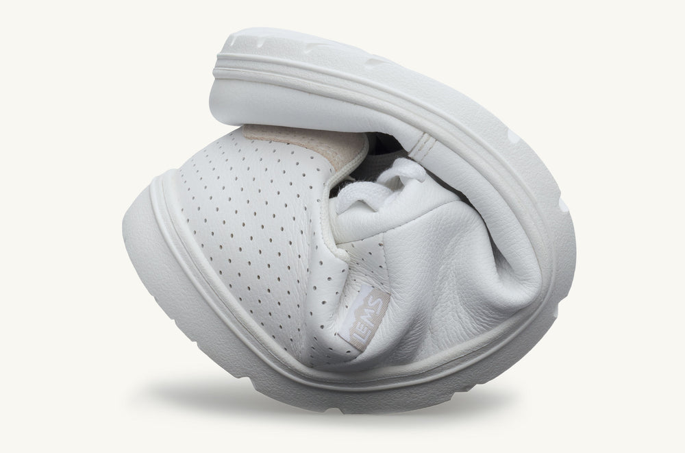 Women's Leather Court Sneaker - White