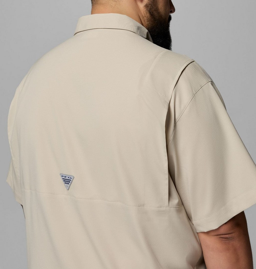 Men's Big UPF 40 Team Fishing Shirt - Tan