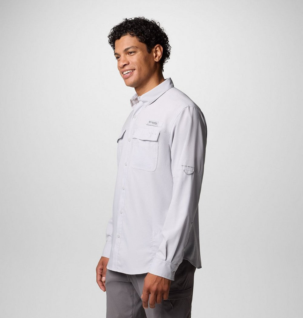 Men's Long Sleeve Fishing Shirt - White