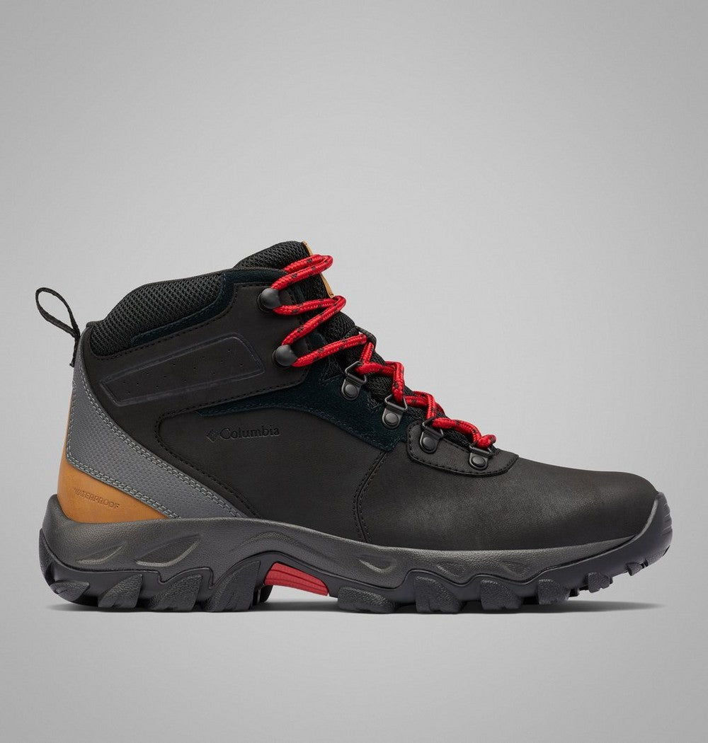 Men's Wide Waterproof Hiking Boot - Tan Blue