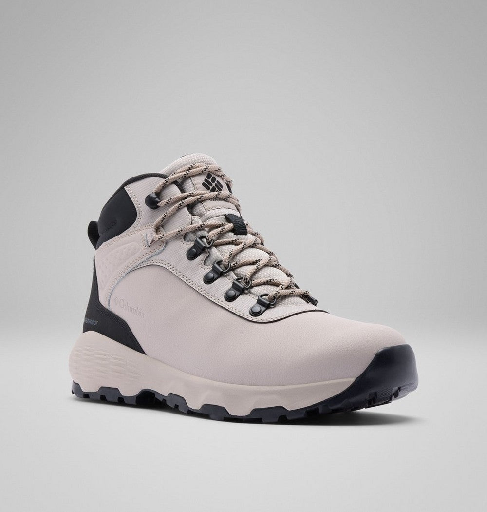 Men's Wide Waterproof Leather Hiking Boot - Black