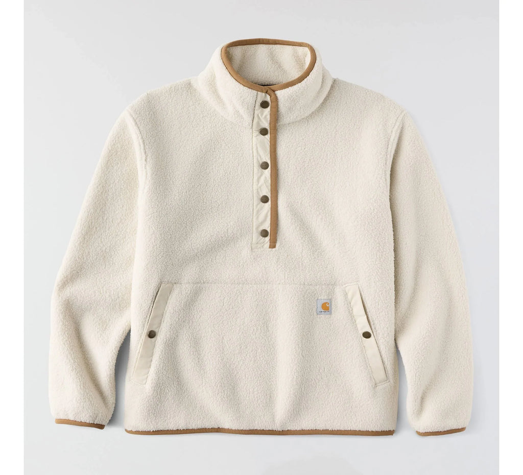 Women's Fleece Snap Pullover - Oat