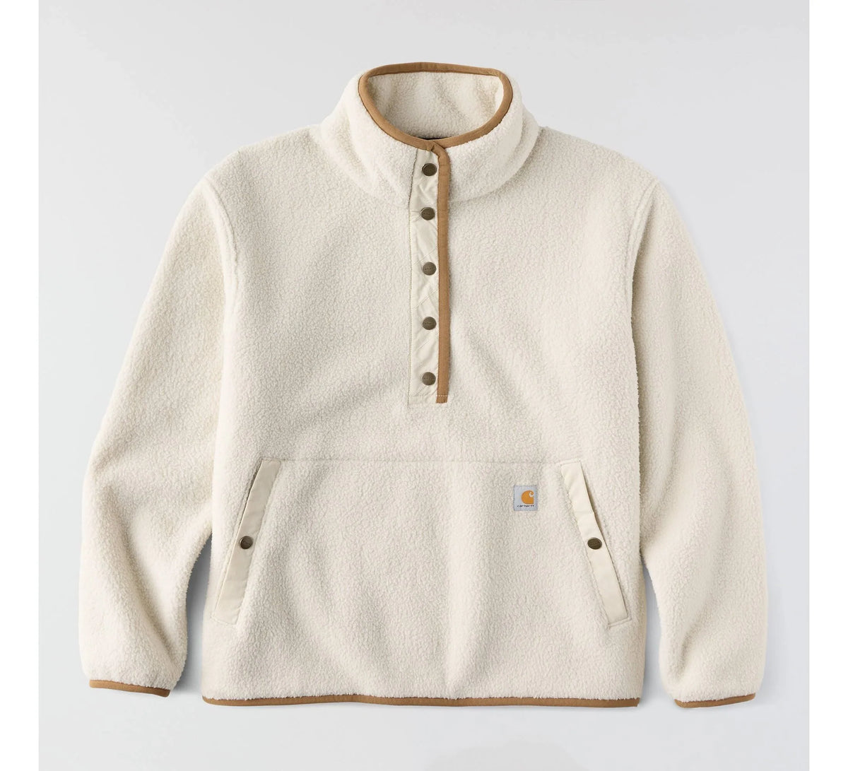 Women's Fleece Snap Pullover - Oat