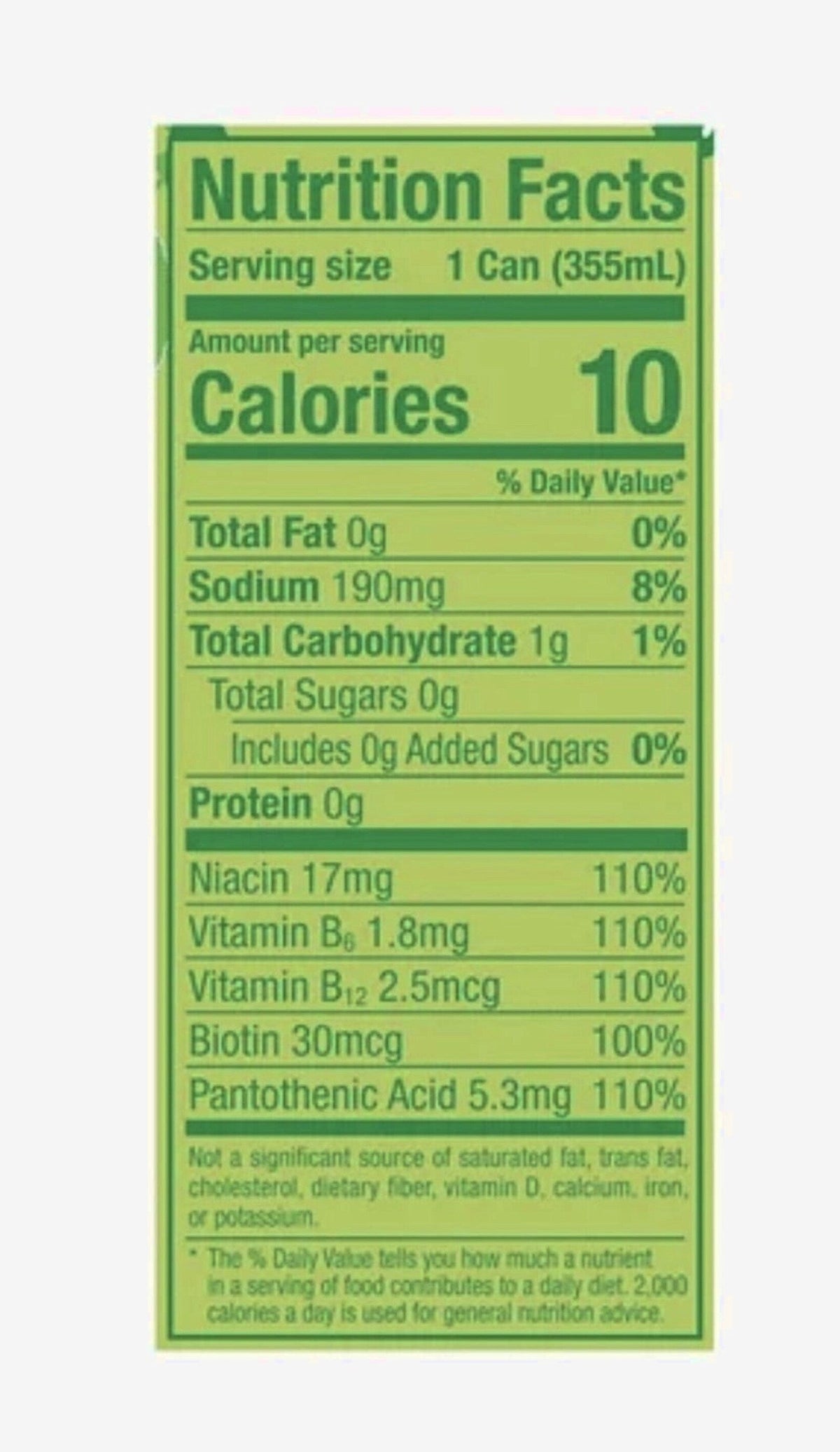 Lime Slush Flavor Energy Drink 12 Pack (12fl oz Cans) Sugar Free Low Calories 200mg Caffeine