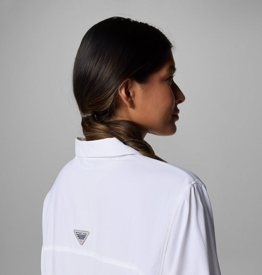 Women's UPF 50 Roll-Tab Fishing Shirt - Lavender