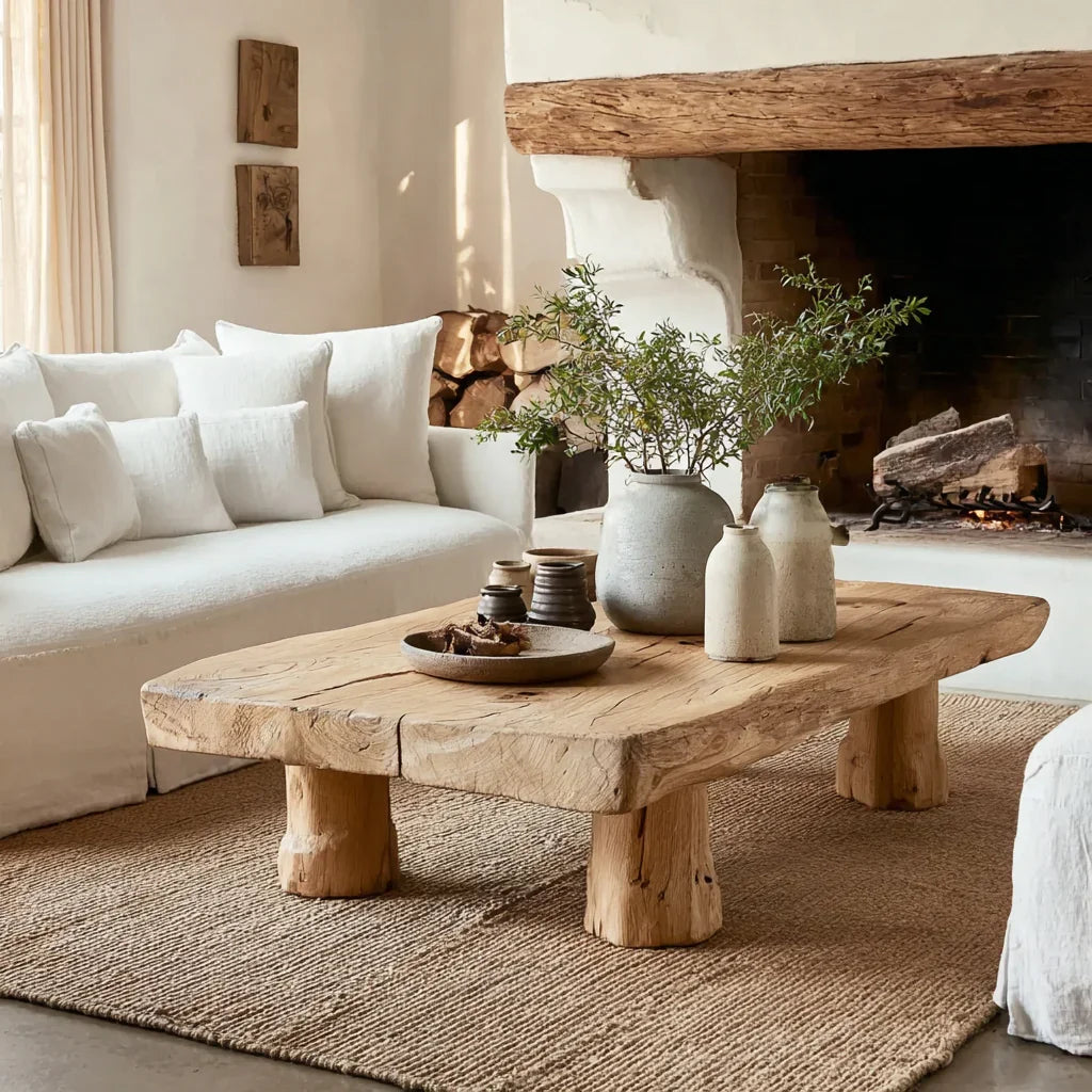 Live Edge Wood Coffee Table