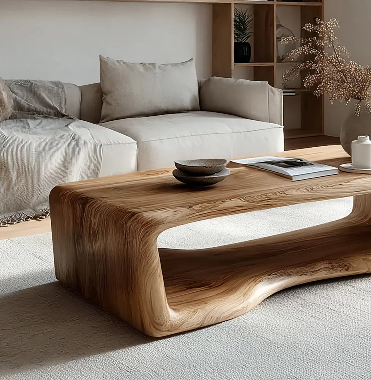 Rustic Wooden Coffee Table
