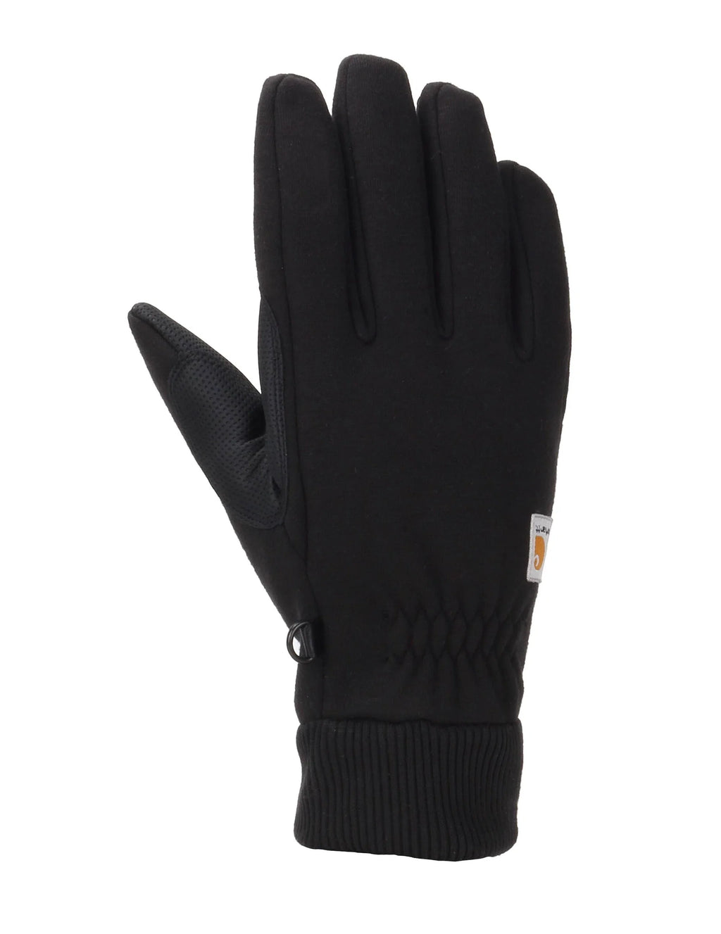 Women's Touchscreen Knit Fleece Gloves - Black