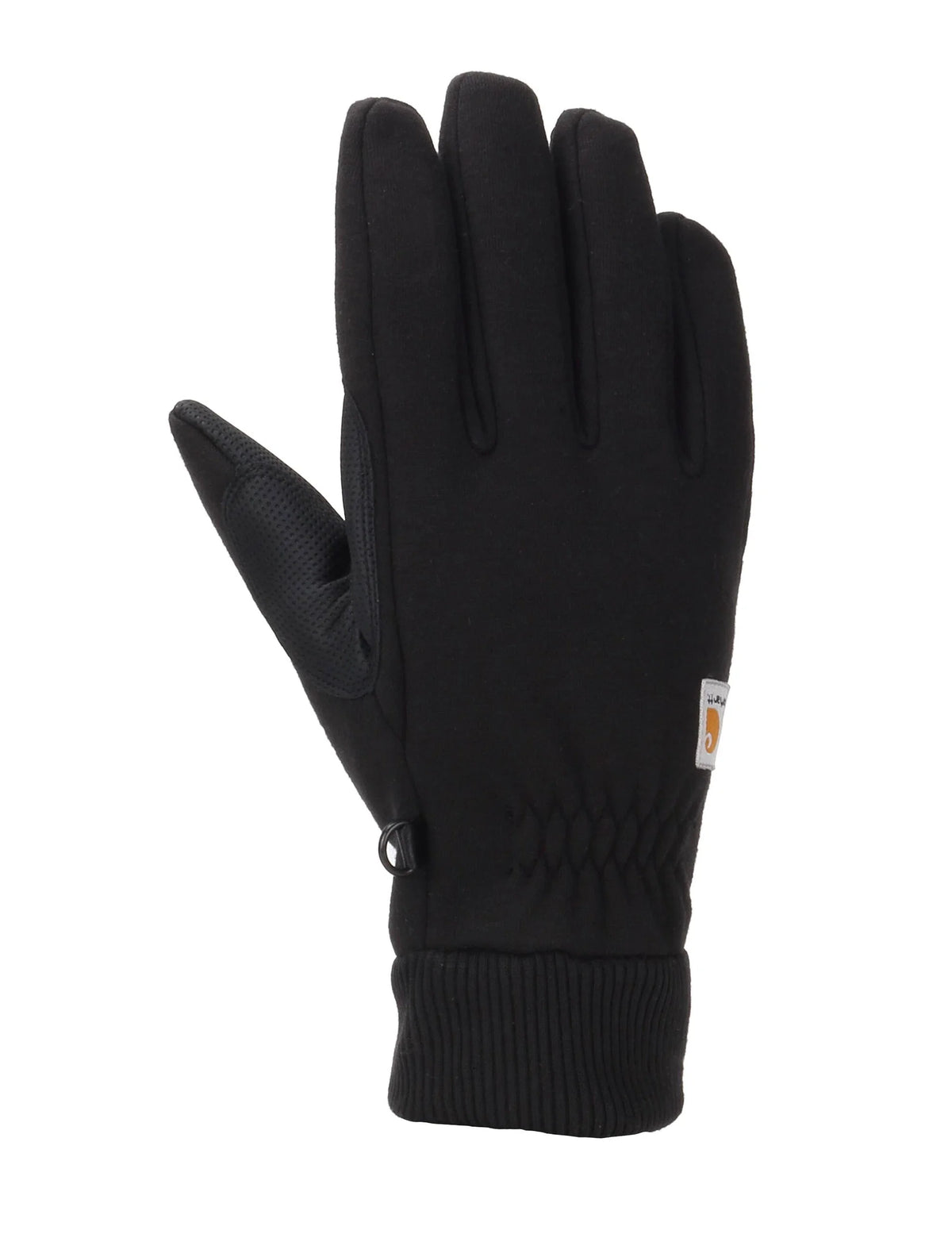 Women's Touchscreen Knit Fleece Gloves - Black